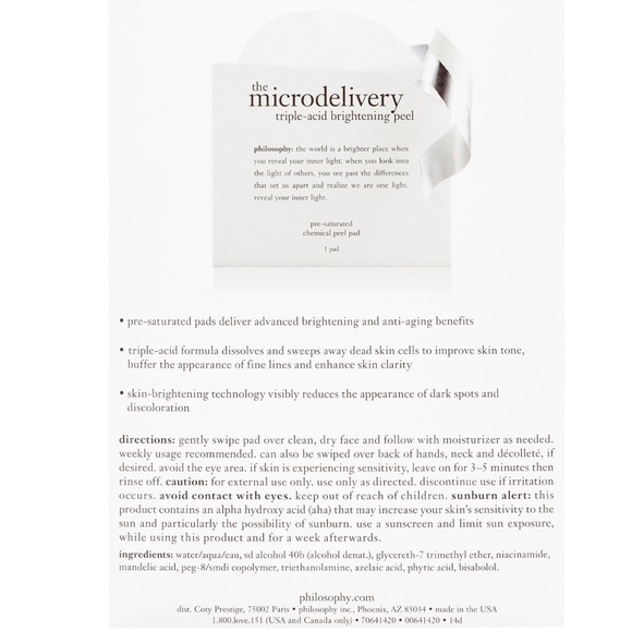 ✨Philosophy Triple-Acid Brightening Peel pads - Picture 5 of 6
